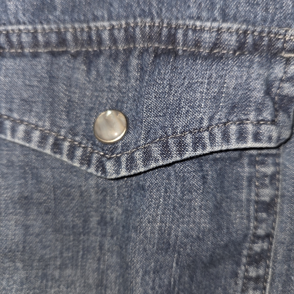 J Crew Denim Button-Up Shirt - Picture 2 of 6